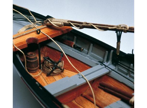 Whaleboat 1:16 Amati byggesett i tre