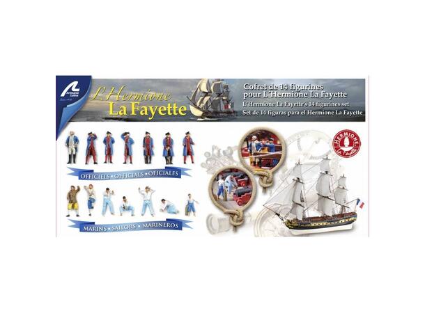 Hermione La Fayette figurer Artesania Latina 14 stk metal