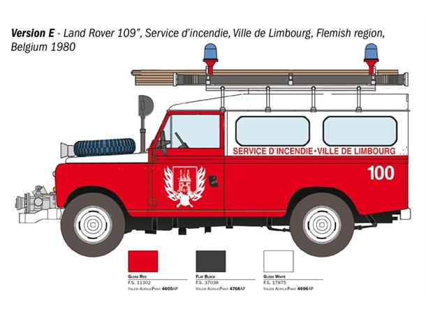 Italeri 1:24 Land Rover Fire Truck