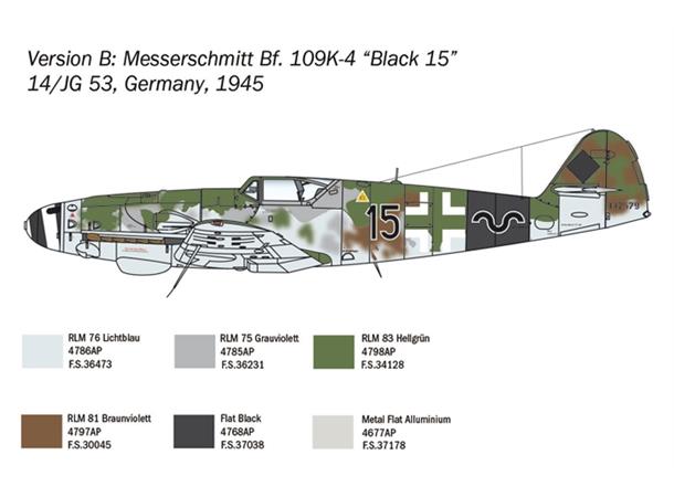 Italeri 1:48 Messerschmitt Bf 109 K-4