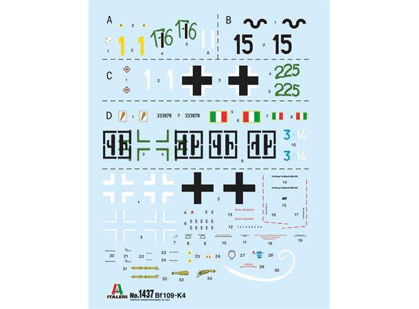 Italeri 1:48 Messerschmitt Bf 109 K-4