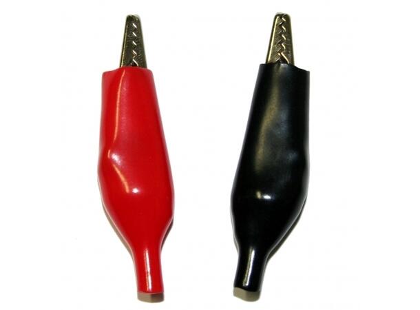 Krokodilleklemmer - 1 par Fuse