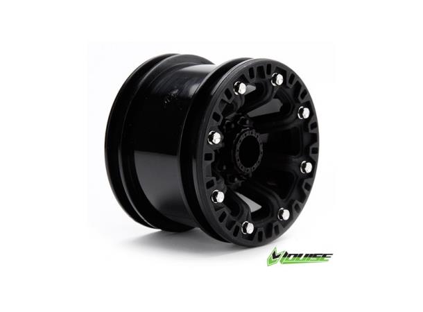 Louise Felg Crawler 2,2" sort pris. for 2.stk