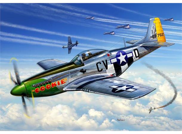 Revell P-51D Mustang 1/72 Revell plastbyggesett