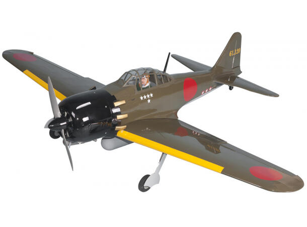 Seagull A6M2 Zero 75-91 ARF Inkludert elektrisk retract