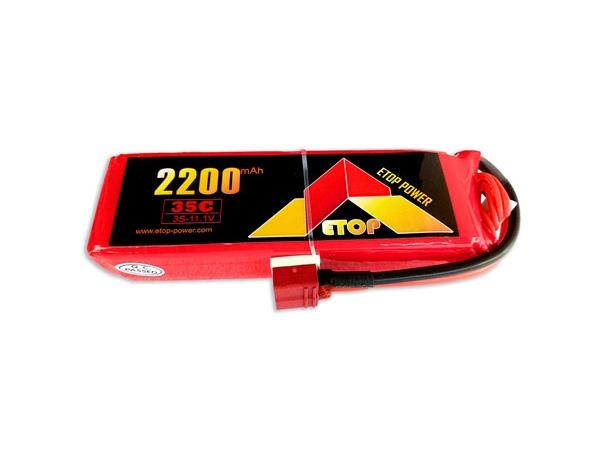 3s  2200mAh - 35C - Etop LiPo Deans Deans