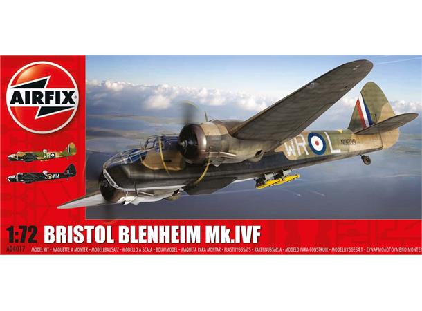 Airfix Bristol Blenheim MkIV Fighter 1/72 Airfix plastmodell