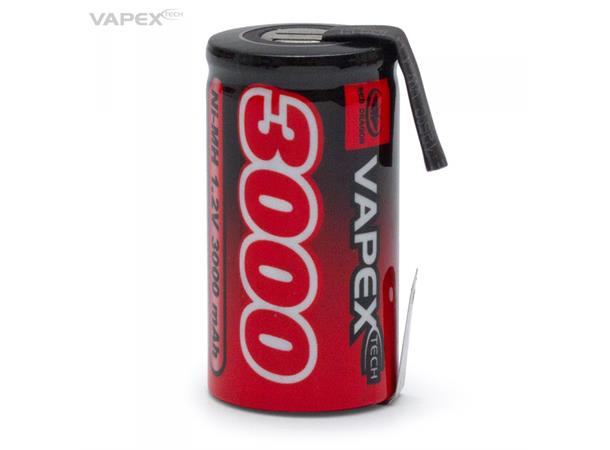 Batteri 1,2V 3000mAh Sub-C