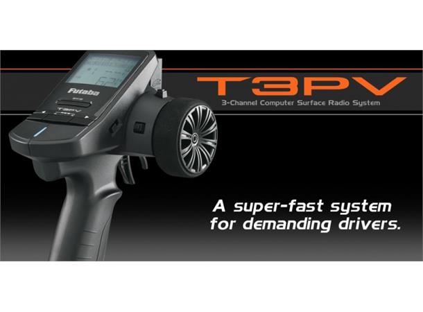 Futaba Rattradio 3PV T-FHSS 2.4Ghz T-FHSS m/R203GF mottaker
