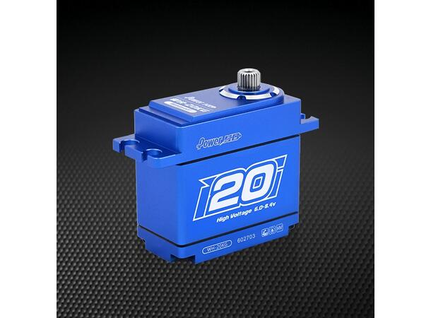 Power HD WH  20kg 0.08s/20kg   82g   HV WP