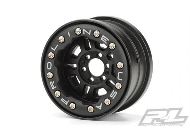 Proline Felg FaultLine 2.2" Black wheels For Crawlers  1/10