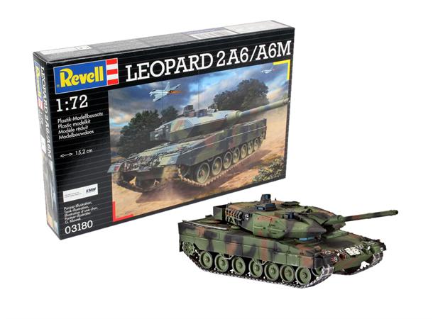 Revell Leopard 2 A6/A6M 1/72 Revell plastbyggesett