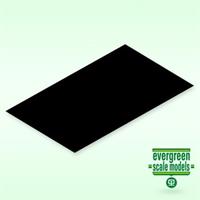 Styrene plate 2,0x200x530mm SORT Evergreen  2 stk