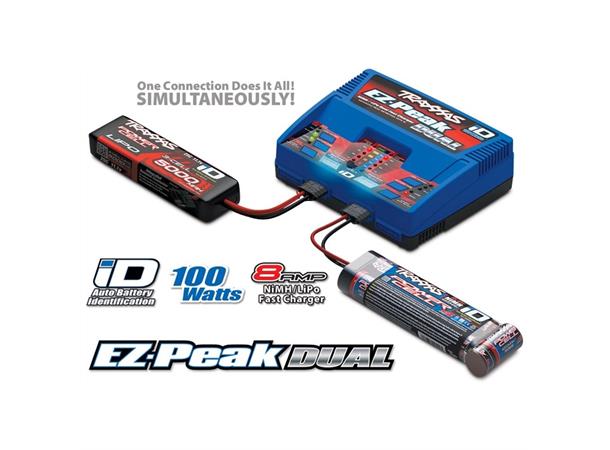 Traxxas EZ-Peak Dual 8Ah lader 2-3S