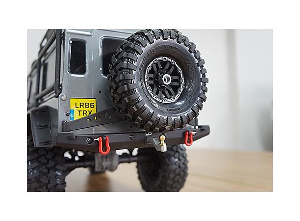 Yeah Racing Alu bakre Støtfanger w/LED Til TRX-4 og SCX10