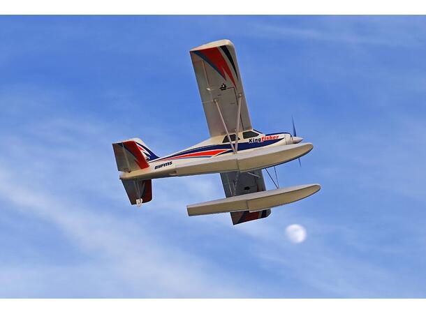 FMS Kingfisher 1400mm V2 PNP m/Ski/Flottører og Gyro