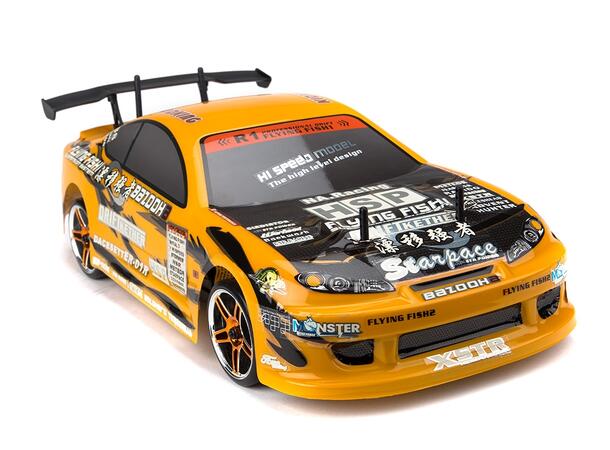 HSP Drift XSTR - 1:10 Brushless Komplett m/LiPo 1/10