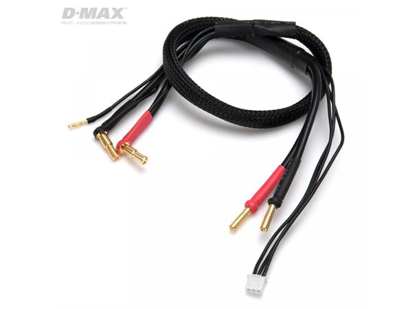 Ladekabel 4/5mm 2S Lipo til 4mm Bullett 12AWG   50cm