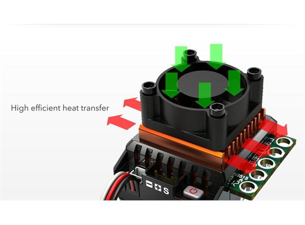 SkyRC Cheetah 60A 1/10 BL Sensor sett 2-3s   8.5T  4000KV