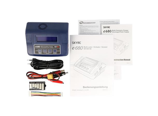 SkyRC E680 12/220V 80W Computerlader og Power supply