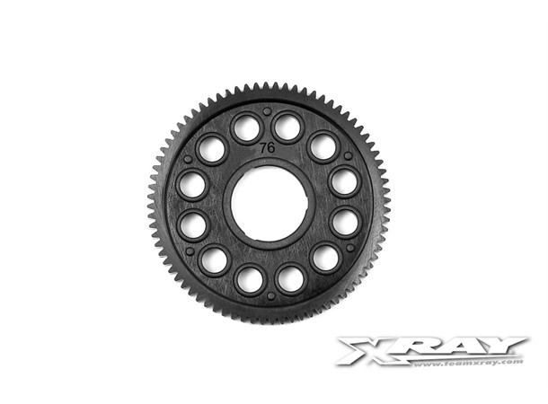 Spur gear  76T  64DP Xray 375876