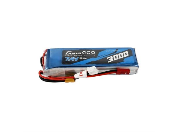 2s  3000mAh - Gens Ace TX JST JST(bec)