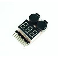 Buzzer 2s-8s LiPo Alarm & Voltage tester 