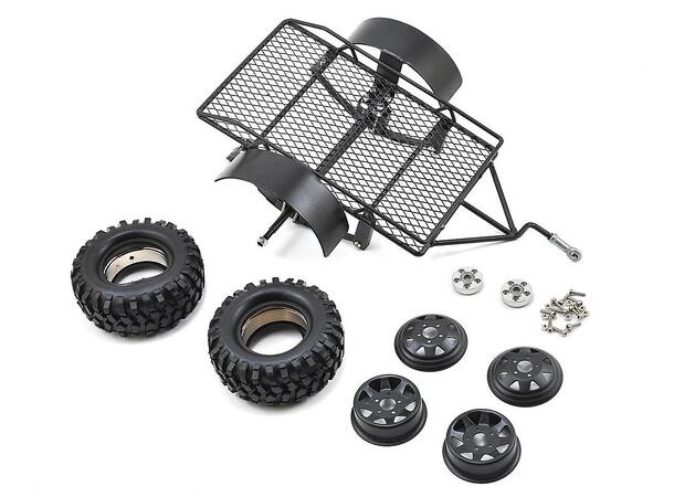 Hitch Mount Tilhenger Yeah Racing  for Crawler