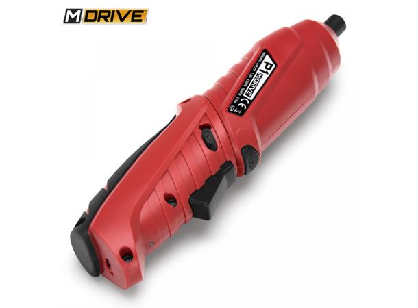 M-Drive  Batteri-drevet skrudrill Med 3,6V/1,3Ah  Li-Ion batteri