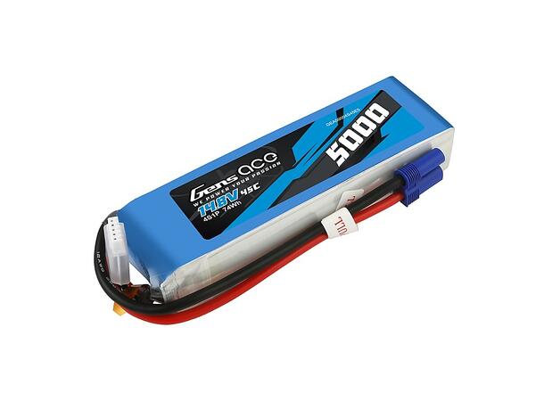 4s  5000mAh - 45C - Gens Ace EC5 IC5/EC5