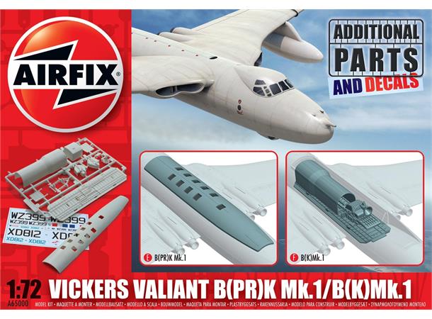 Airfix Vickers Valiant option deler § 1/72 Airfix plastmodell