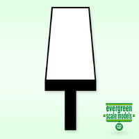 Evergreen T- profil 2,3 x350mm 4 stk