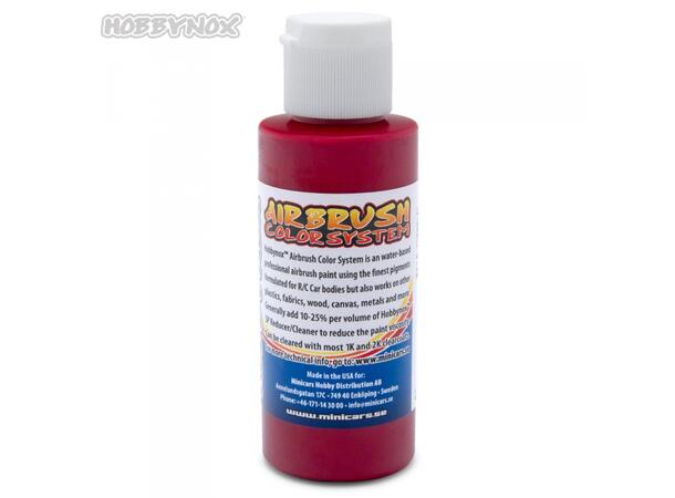 Hobbynox Airbrush Color Trans.Rød 60ml