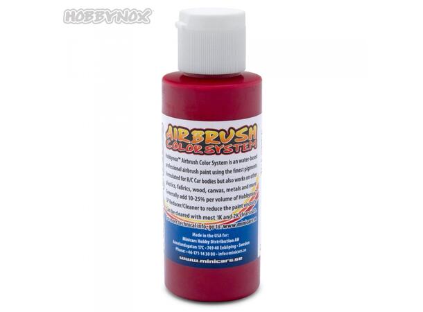 Hobbynox Airbrush Color Trans.Rød 60ml