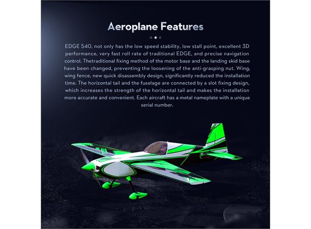 OMP Hobby Edge 540 60inch ARF Green