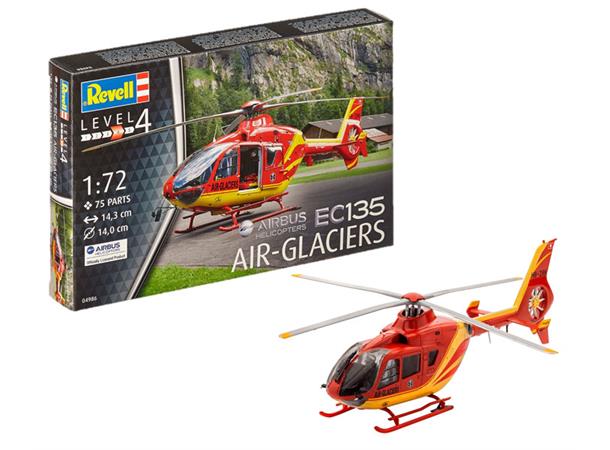 Revell Airbus Heli EC135 AIR-GLAC 1/72  plastbyggesett