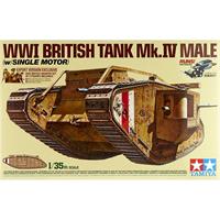 Tamiya British WWI Tanks Mk.IV Male Med infanteri figurer