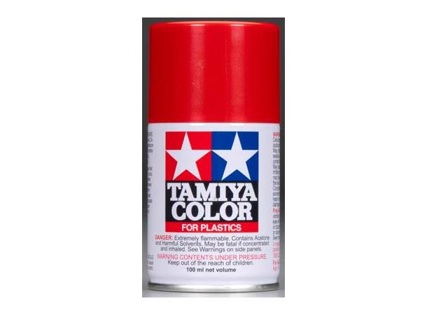 Tamiya Lakk Spray Plast TS-86 Pure red