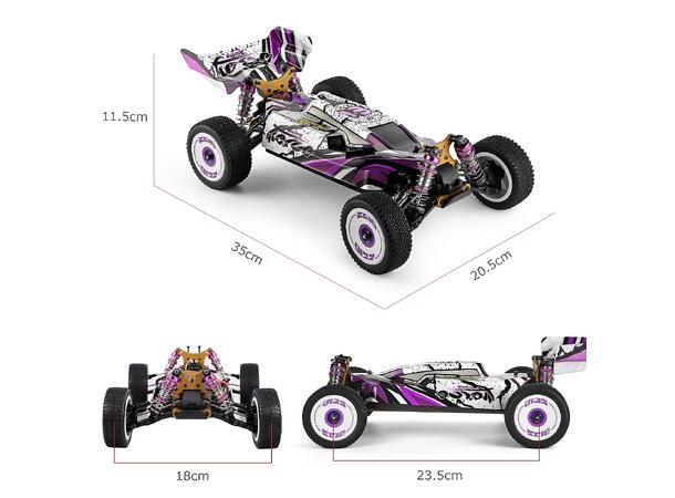 WLToys Buggy 124019 Fierce 4WD - Ko 1/12