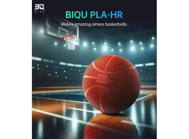 Biqu PLA-HR Filament Airless Basketball Orange