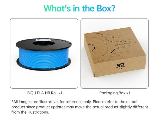 Biqu PLA-HR Filament Airless Basketball Orange