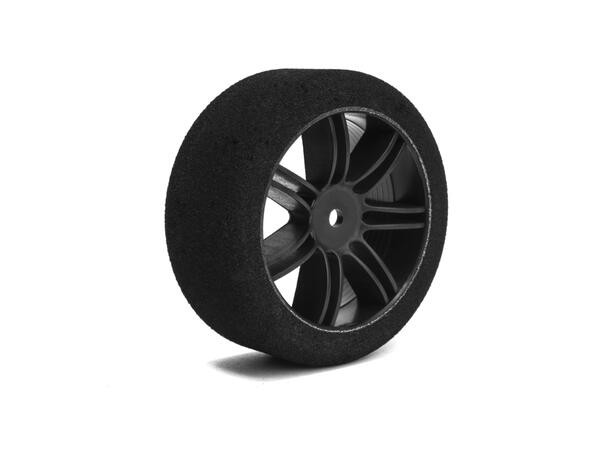 Hotrace 1/10 Front Foam Shore 35 Shore 35 Carbon Rims (2)