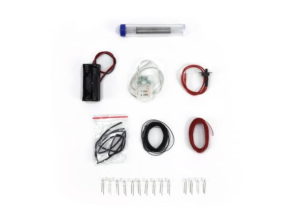 LED Lyssett for Skalamodeller