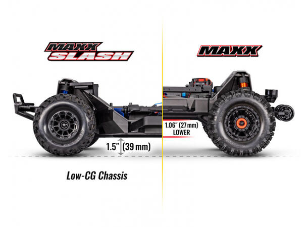 Maxx Slash 6s Short Course Truck Blå