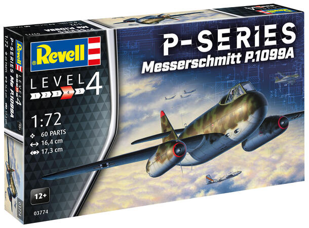 REVELL Messerschmitt P.1099A 1/72 Revell plastbyggesett