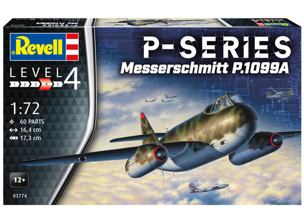 REVELL Messerschmitt P.1099A 1/72 Revell plastbyggesett