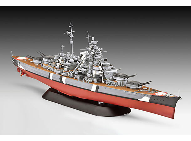 Revell Bismark slagskip i 1/700 og 1/1200