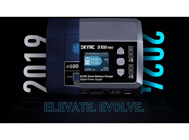SkyRC S100 Neo  Computerlader AC100W/DC200W