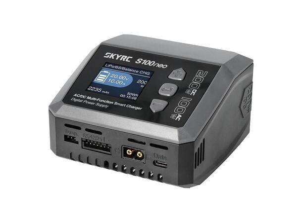 SkyRC S100 Neo  Computerlader AC100W/DC200W