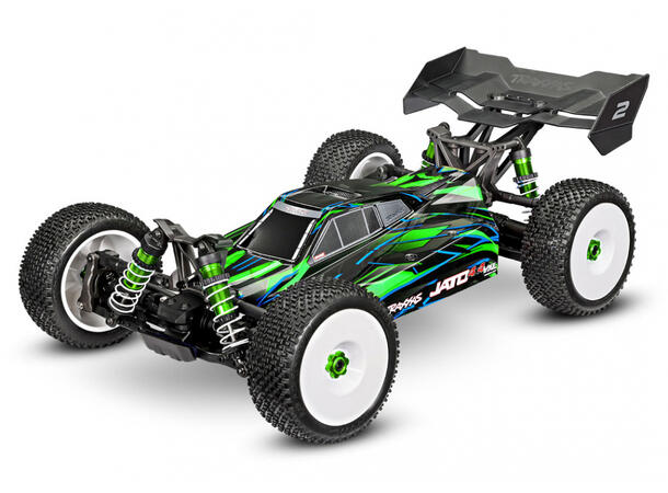 Traxxas Jato 4x4 1/8 VXL-4s EHD RTR Grøn Børsteløs u/batteri,lader 1/8 skala
